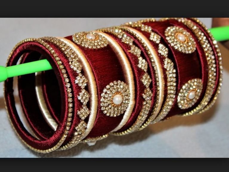 Handmade Silk Thread Jewellery design 6