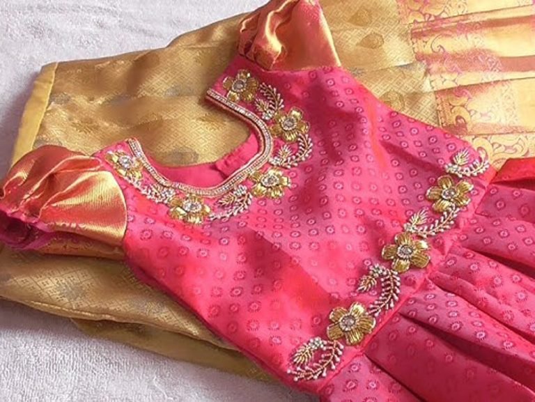 Kuttis Pattu Pavadai design 5